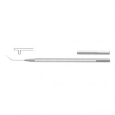 Fenzl Lens Manipulating Hook Angled Stainless Steel, 12 cm - 4 3/4" Tip Diameter 0.15 mm Fenzl Lens Manipulating Hook Angled Stainless Steel, 12 cm - 4 3/4" Tip Diameter 0.15 mm